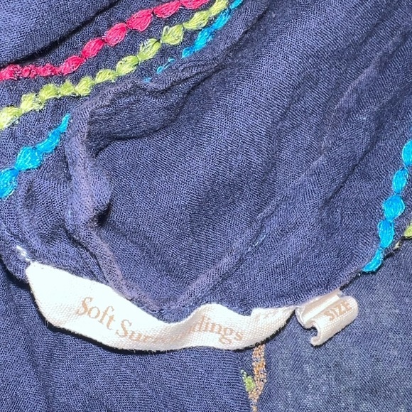 Soft surroundings- Navy kimono - Picture 7 of 7